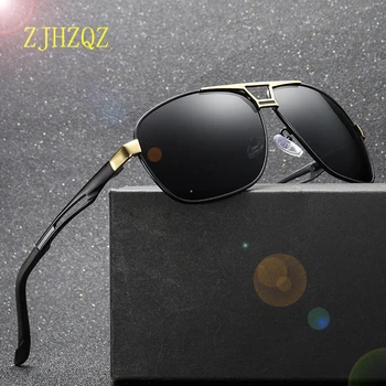 

ZJHZQZ Fashion Polarized Sunglasses Mens Military Quality Sunglasses Polarized UV400 Male Pilot Sun Glasses For Men Eyewear
