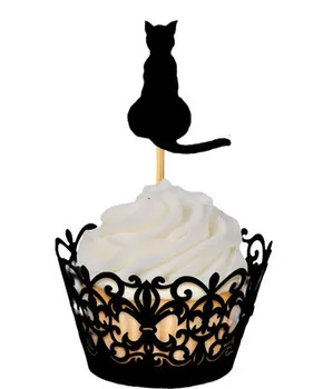

cheap cats Cupcake Toppers Wedding bridal Shower Baby Shower Birthday Party treat food picks decorations BT010
