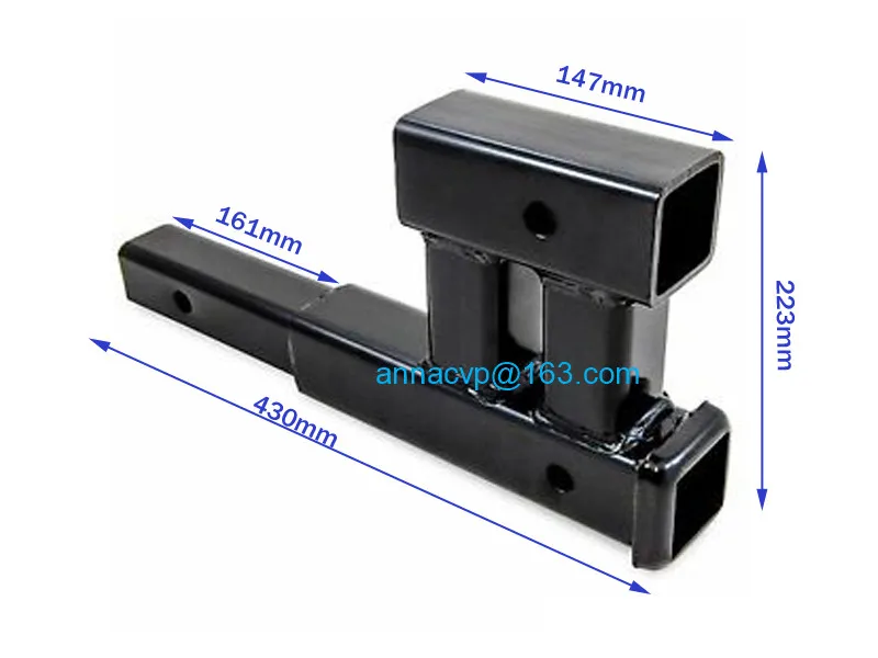 2 inch dual hitch receiver extension (1)