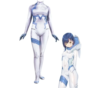 

3D Printed DARLING in the FRANXX ICHIGO Cosplay Costume Women Jumpsuits halloween Zentai Bodysuit