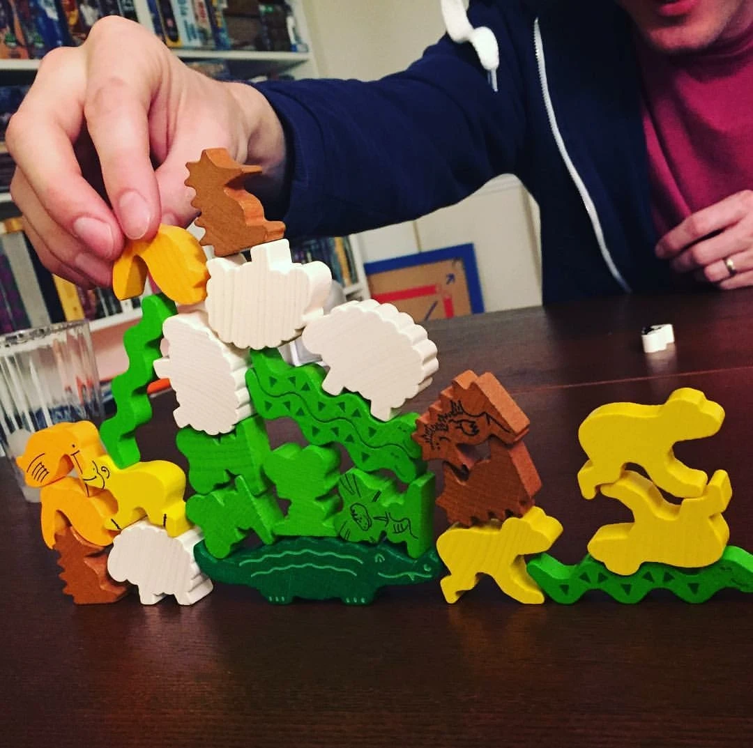 Животного на игрушечная доска из животных игры, деревянная игра для Семья/Друзья детская игрушка-пазл для раннего развития игрушки