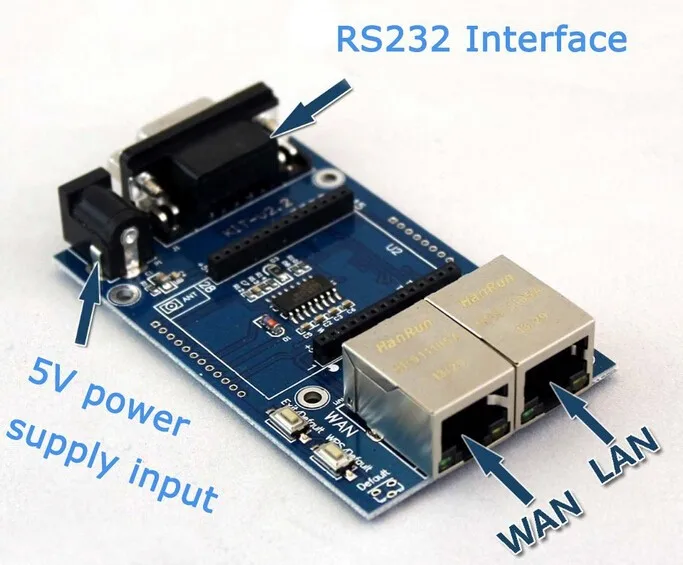 Uart-wifi модуль серийный wifi SCM wifi HLK-RM04 RM04 упрощенная тестовая плата