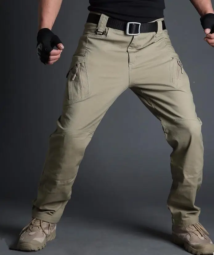 2019 IX9 II Men Militar Tactical Pants Combat Trousers SWAT Army Military Pants Mens Cargo Outdoors Pants Casual Cotton Trousers black cargo trousers Cargo Pants