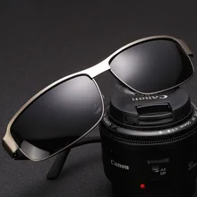 Роскошные алюминиевые солнцезащитные очки, мужские поляризационные, фирменный дизайн, Полароид, солнцезащитные очки для мужчин, lunette soleil homme zonnebril mannen
