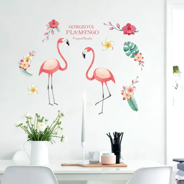 Special Offers INKANEARE Nordic Style Flamingo Pink Girl Bedroom Living Dining Room Wall Other Decorative Wall Stickers Decals Special Offers INKANEARE Nordic Style Flamingo Pink Girl Bedroom Living Dining Room Wall Other Decorative Wall Stickers Decals