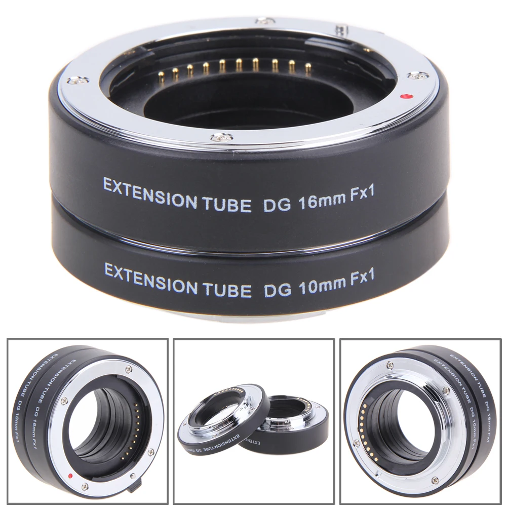 

1pcs Autofocus Macro tube for Fuji FX Camera X-Pro1 X-E1 X-E2 X-M1 X-A1 Camera lens Adapter 60x60x30mm