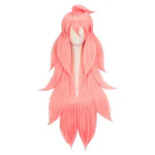 Ccutoo 90 см Хаски нет куни морганит Длинные розовые синтетические волосы Косплей Полный парик термостойкие волокна