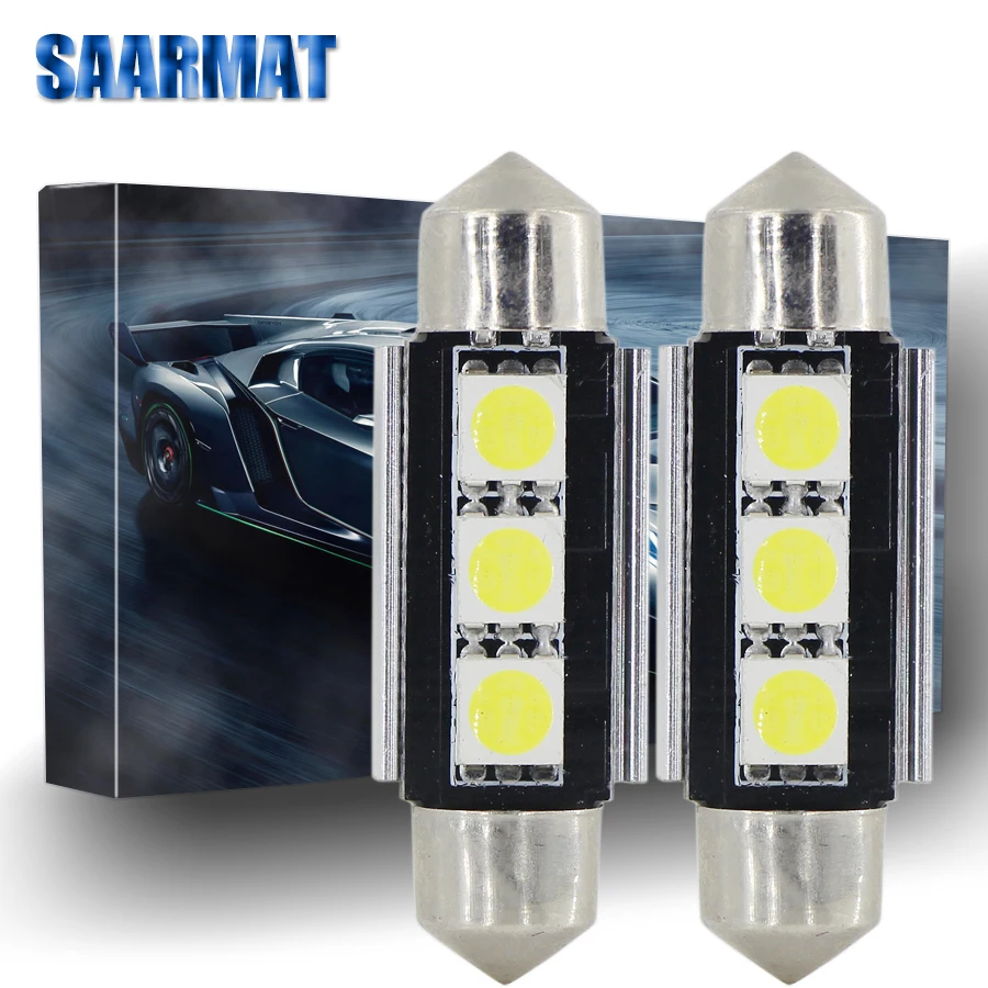 

2 c5w No OBC Error LED Number License Plate Light 36MM FOR BMW E46 Convertible coupe M3