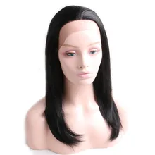 Desire for hair 20 дюймов 50 см длинные шелковистые прямые черные цветные термостойкие синтетические парики на шнуровке для девочек и женщин