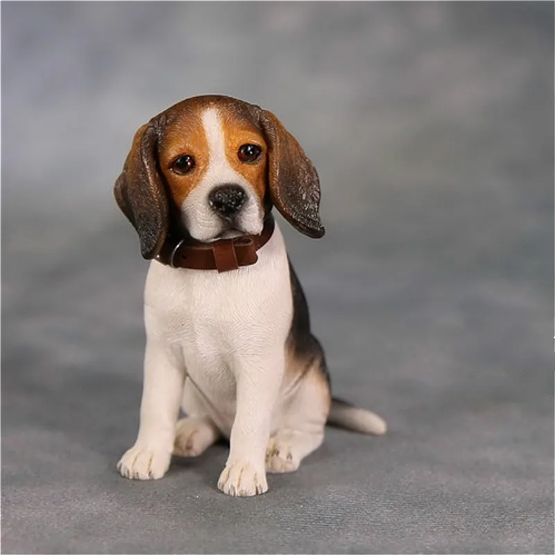 

Mr.Z 1/6 Resin Simulated Animal Model 30th Beagle Puppy with Replaceable Head Collection Garage Kit Statue for Fans Holiday Gift