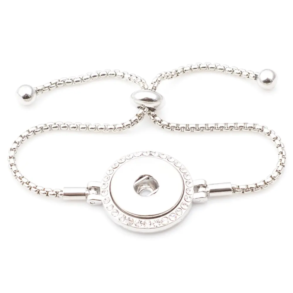 

New arrive Interchangeable snap button bracelet DIY snap Button Charms bracelet NB5184