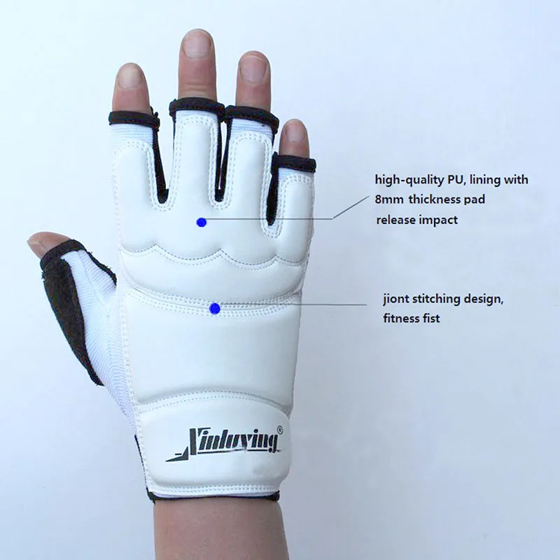 Beste Sprot 1 Paar Grappling Handschoenen Leer Strijd Boksen Punch Bag Sparring Voor Beschermen Body Building Apparatuur