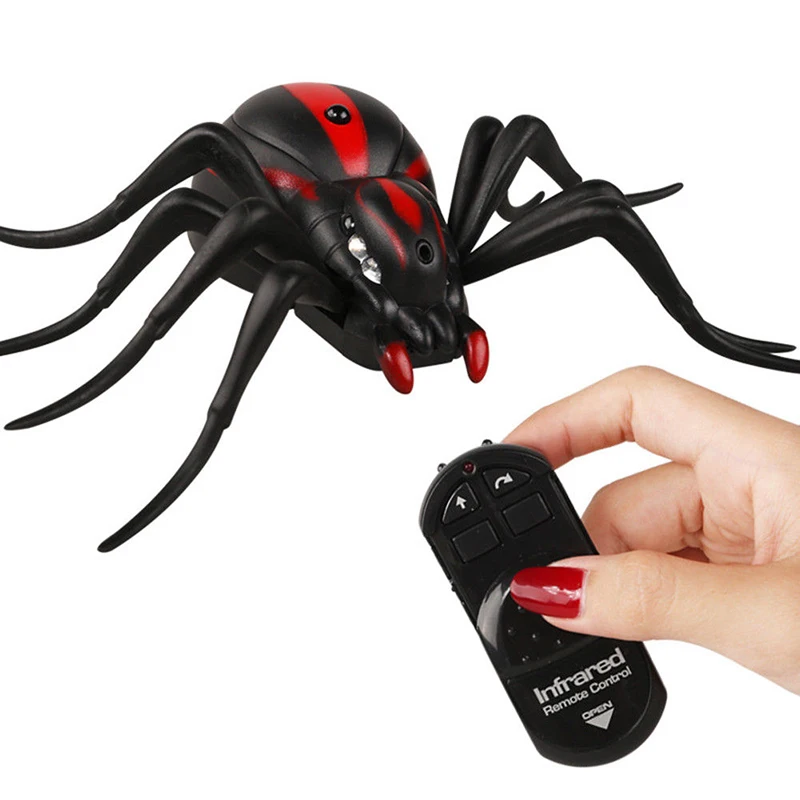 

Infrared Remote Control Spider Animal Toy Prank Insects Joke Scary Trick Toys #259205