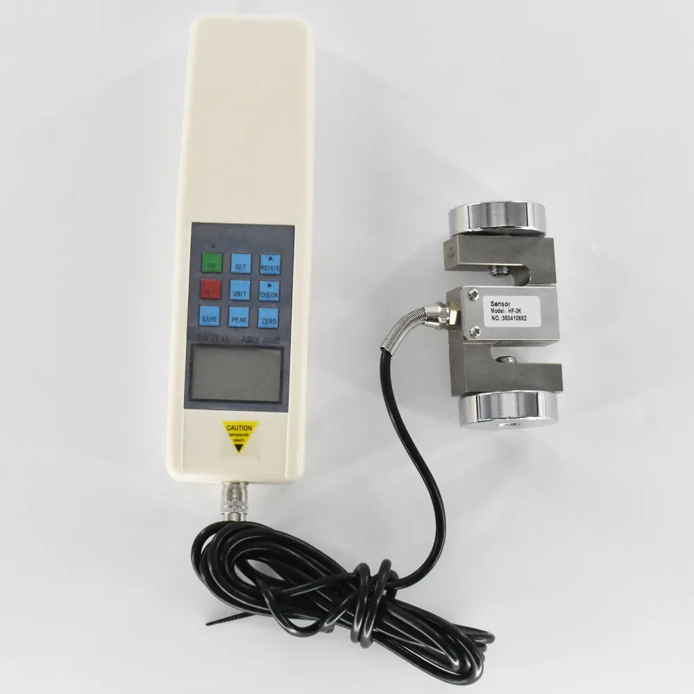 

Digital Force Gauge HF-3000 push pull force meter Force Gage Tools and Equipment HF-3K 3000N Dynamometer