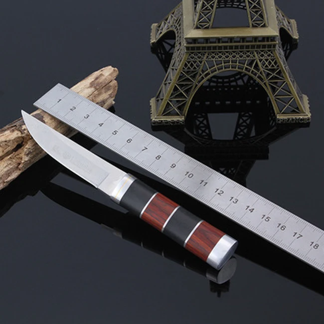 Straight Tactical Knife 3CR13 Outdoor Rescue Camping Knives Stainless