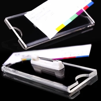 

30pcs Clear Badge Holder Brooch Style 50x20mm School Office Supplies High Quality ABS Store Staff Card Bank Cards ID Cards