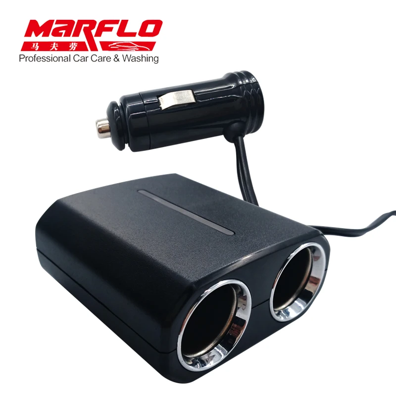 

MARFLO 4 Way Car Socket 12V 24V DC Cigarette Lighter Safety Design Simple Style