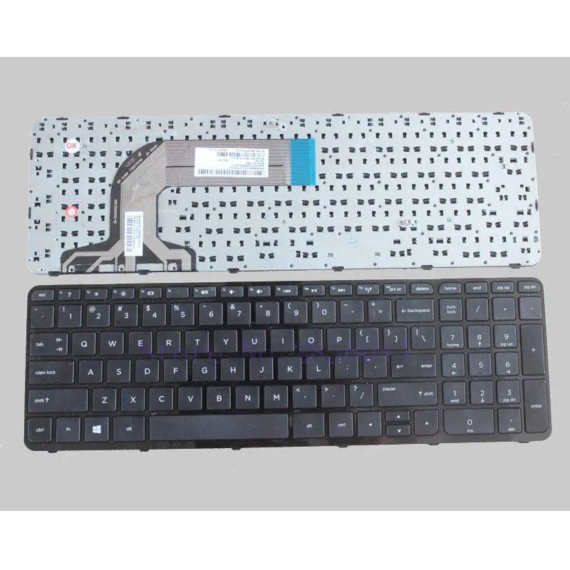 

Enginsh keyboard for HP Pavilion 17-E000 17-e128ca 720670-001 725365-001 v140546bs1 black US Laptop keyboard