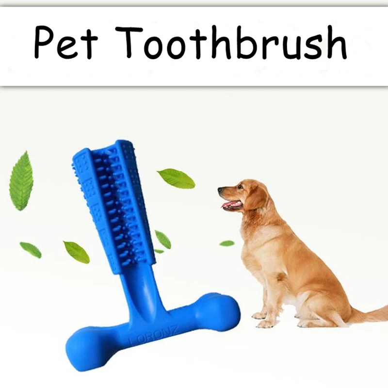 Pet Chew Toy Dog toothbrush Brushing Puppy Teething Brush for Doggy