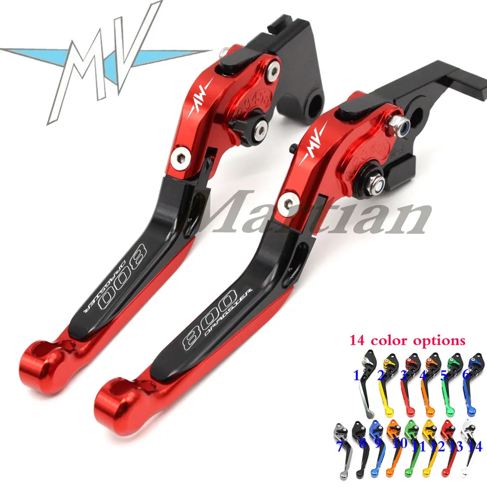 

Motorcycle Folding Extendable CNC Moto Adjustable Clutch Brake Levers For MV Agusta Brutale 800 Dragster Dragster800 2014-2016