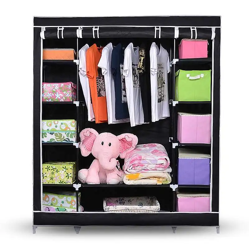  New Modern Non-woven Cloth Wardrobe Storage Cabinet DIY Fold Portable Storage Cabinet Multifunction - 33044936172