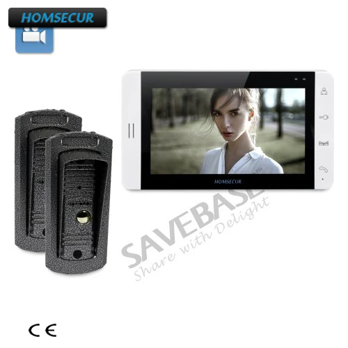 

HOMSECUR 7" Hands-free Video&Audio Home Intercom+IR Night Vision for Apartment