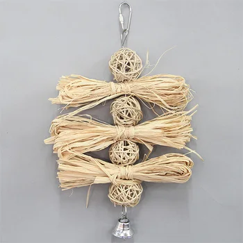

1PCS Bird Toy Parrot Educational Toys Natural Toy Birdcage Accessories
