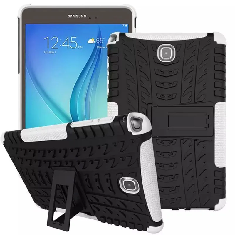 Silicone Hybrid Rugged Heavy Duty stand Cover Case For Samsung Galaxy Tab A 8.0 SM-T350 T351 T355 Tablet Accessories S4C14 Silicone Hybrid Rugged Heavy Duty stand Cover Case For Samsung Galaxy Tab A 8.0 SM-T350 T351 T355 Tablet Accessories S4C14