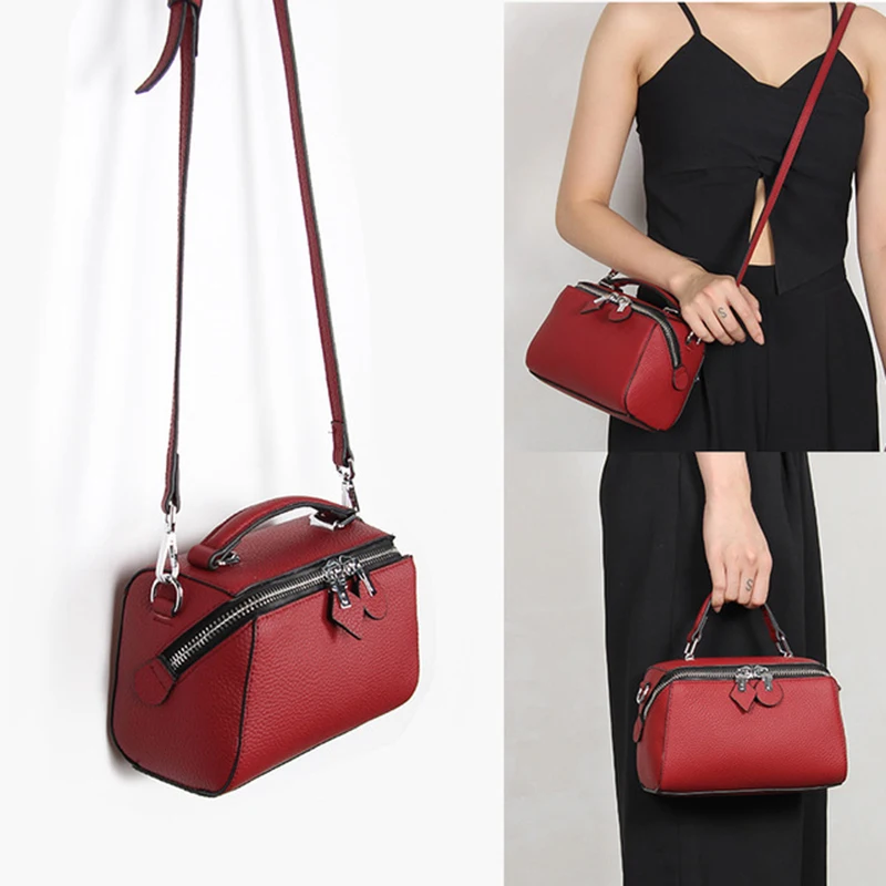 

Hot Fashion Genuine Leather Women Handbags Ladies Hand Bags Casual Shoulder Bag Messenger Crossbody Bags For Women 2019 New Sac