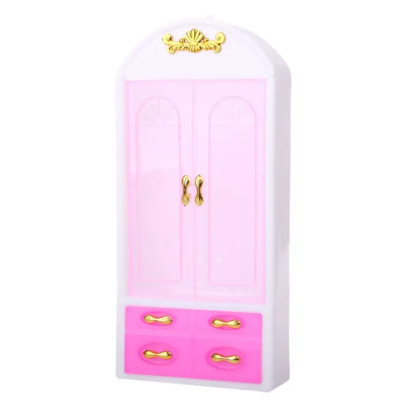 Hot Selling New Doll Wardrobe Princess Bedroom Furniture Doll