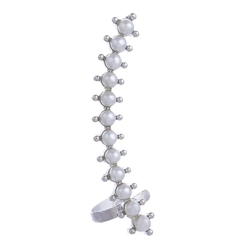 Wholesale 5 Pcs Fashoin Pearl Clip Earrings No Hole Without Piercing Costume Jewelry Earring Moon Accessories Dropshipping | Украшения и