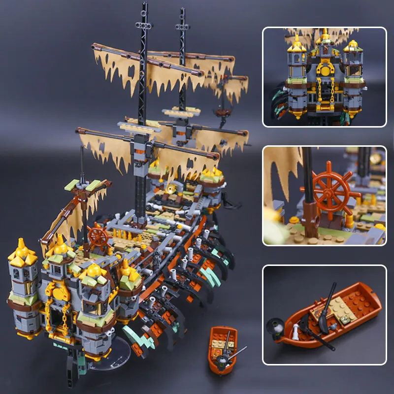 

16042 Pirates of the Caribbean Movie Captain Jack Silent Mary Set Legolyes 71042 Toys Building Bricks Block for Kids Gifts