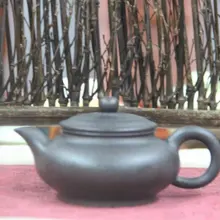 Китайский Чай набор Исин Чай горшок подлинной ручной работы известных Чай горшок Редкий черный Чжу грязи плащ Чай горшок для пуэр улун ГАМК Чай
