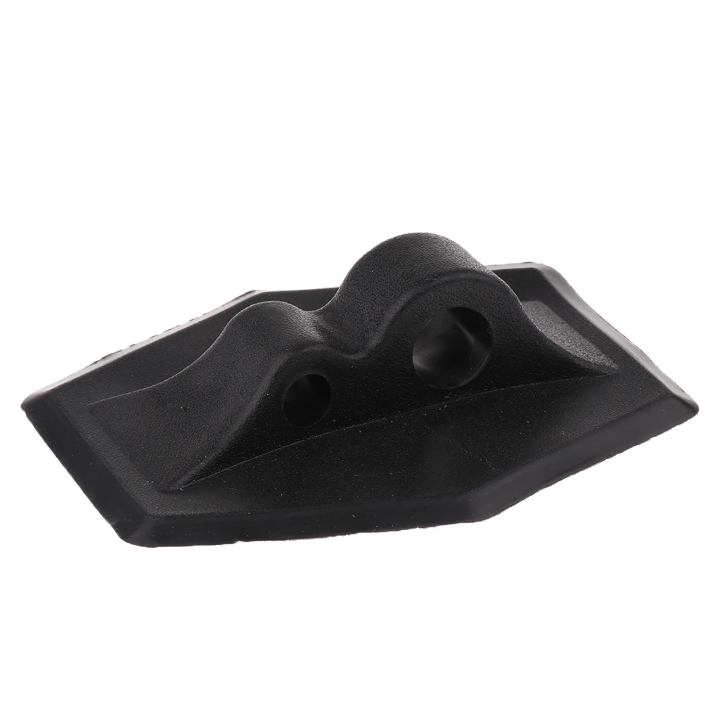 2 Pieces Durable PVC Inflatable Boat Kayak Canoe Rope Buckle Deck Mount Holder Clip 2 Holes Rubber Dinghy Accessories