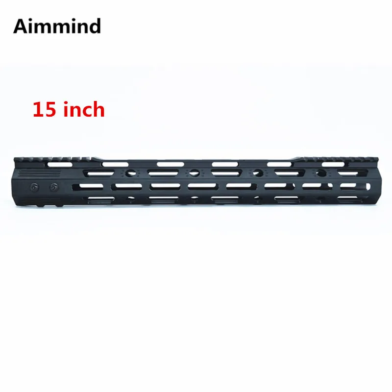 15 "MLok M-LOK Handguard ультра-легкий супер тонкий свободный поплавок Quad ствольная накладка Пикатинни рельсовая система для AR-15 M16 M4