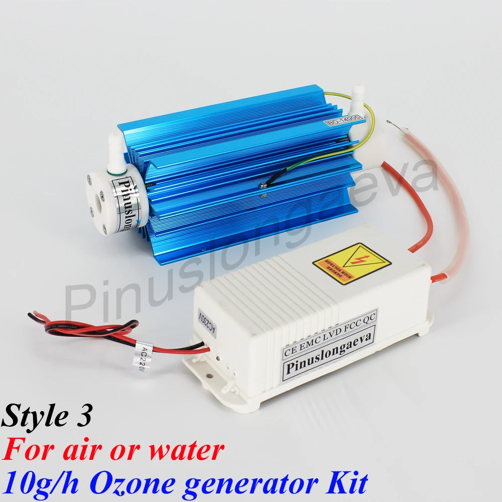 

Pinuslongaeva 10G/H 10grams Style 3 Quartz tube type ozone generator Kit medical ozone generator parts ozonator ozonizer