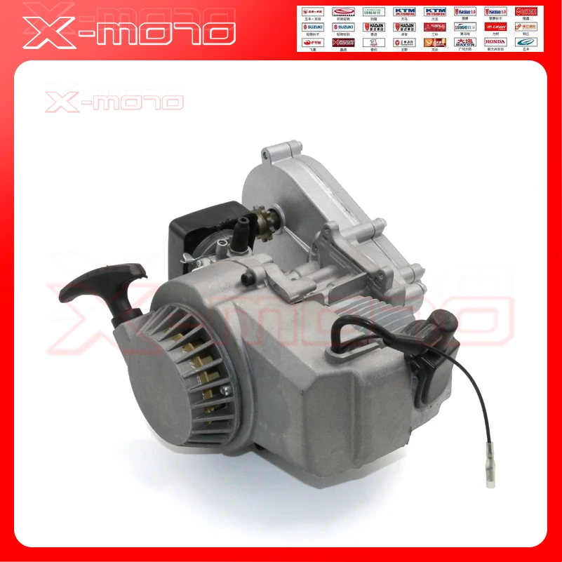 Двигатель 49 куб. См с коробкой передач для мини внедорожного велосипеда детского