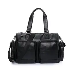 Для мужчин бренд Бизнес дорожные сумки многофункциональный высокое качество большой ретро Чемодан Luxury Travel Duffle Повседневное большая сумка