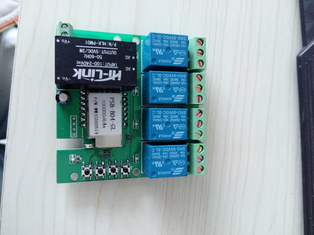 AC 220V приложение переключаемый 4 CH переключатель WiFi RF центр для ios Android устройства
