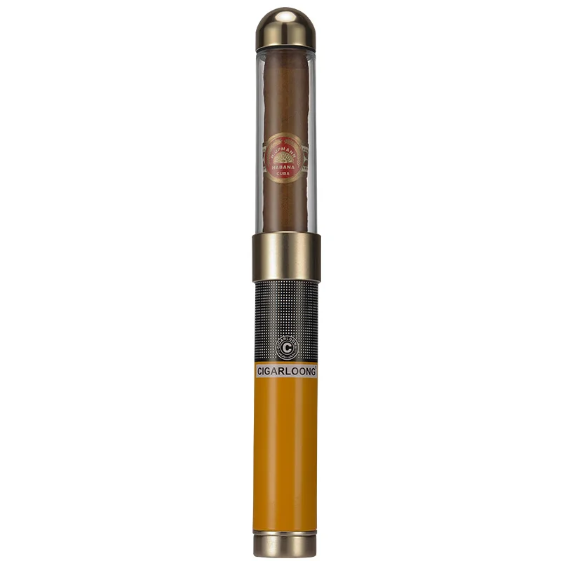 

Cigar tube cigarloong cigar moisturizing tube retractable full measurement