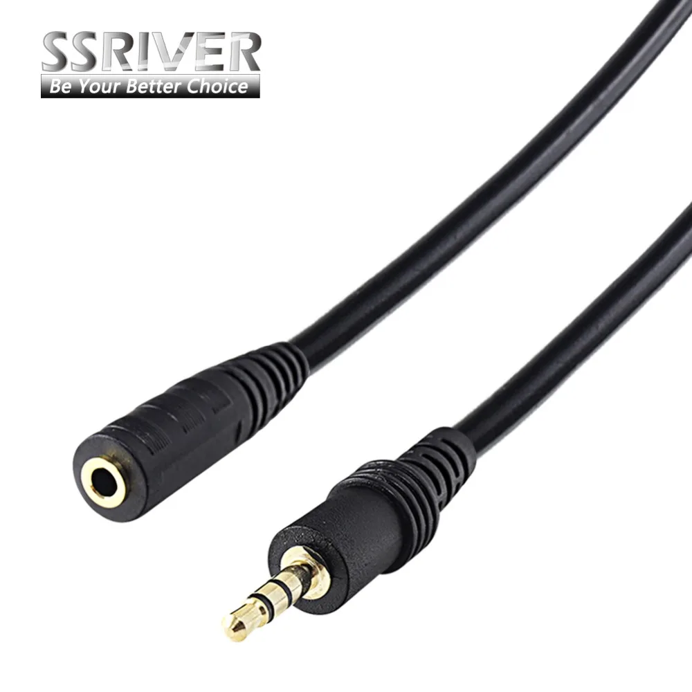 

SSRIVER 3.5 Male to 3.5 Female Audio Extension Cable 1.5M 3M 5M 10M 15M 20M for Plug Jack Stereo Headphone Car AUX M/F
