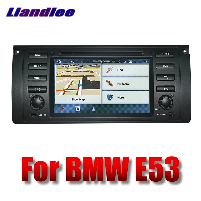 Liandlee Car Multimedia Player NAVI For BMW X5 E53 1999~2006 With DVD BT Car Radio Stereo GPS Navigation Touch Screen 10
