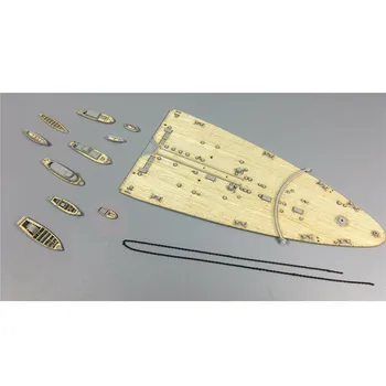 

Wooden Deck for 1: 350 Trumpeter 05318 Italian Battleship RN Roma Model Kit Parts