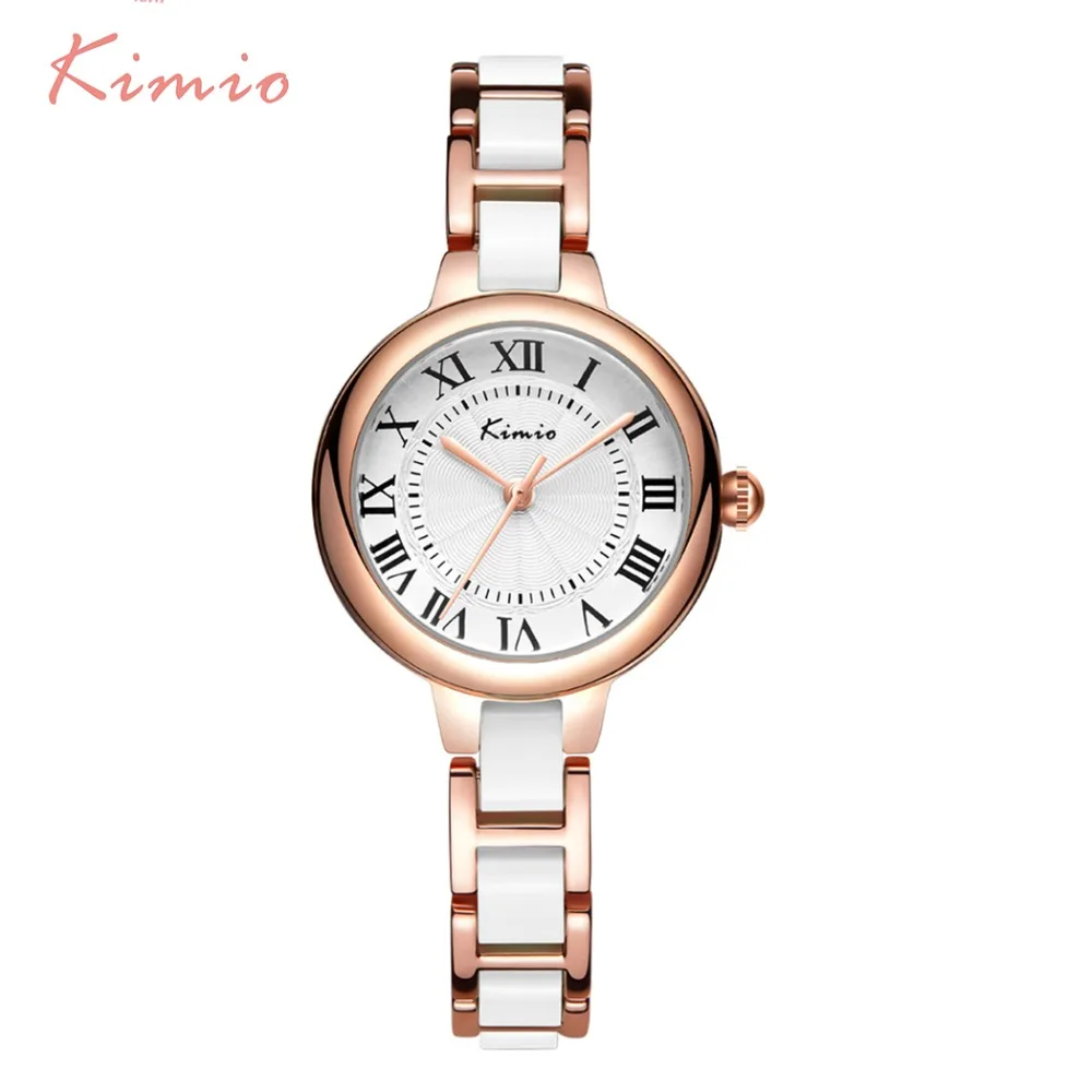 

KIMIO Retro Roman Numerals Scale Antique Watches For Women Color Strap Bracelet Watch Women 2018 Luxury Brand Women's Watches