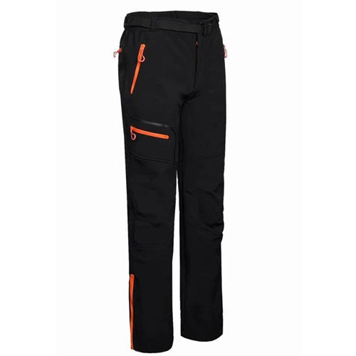 1612 black orange Флисовые флисовые брюки с принтом на заказ, мужские водонепроницаемые брюки с мягкой оболочкой, одежда для рыбалки, охоты, туризма, ветрозащитные лыжные штаны - Цвет: 1612 black orange