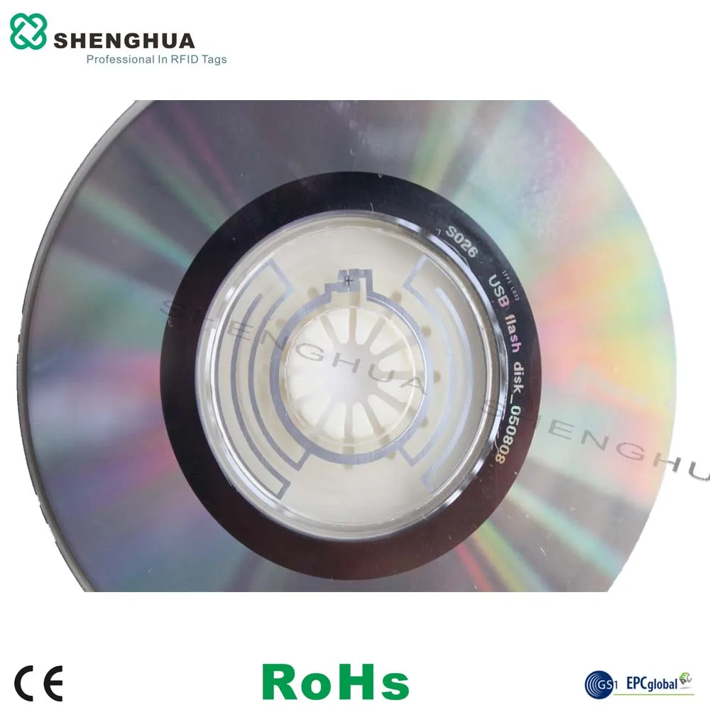10 шт./упак. профессиональное производство UHF rfid-диск с 860~ 960 МГц программируемый для CD, DVD диски медиа отслеживание OEM уникальный