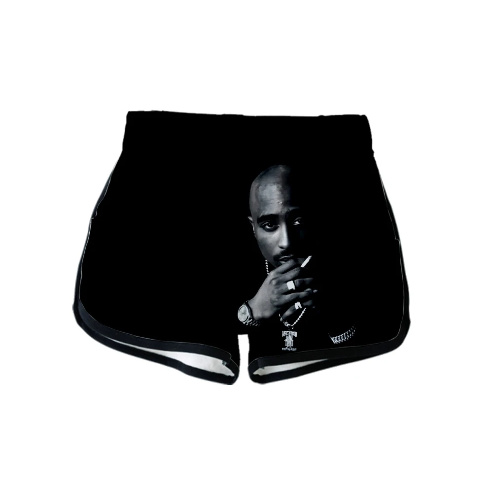 R.I.P. Американский раппер 2Pac Тупак Амару Шакур 3D принт летние женские повседневные Harajuku милые девушки горячая Распродажа сексуальные шорты одежда