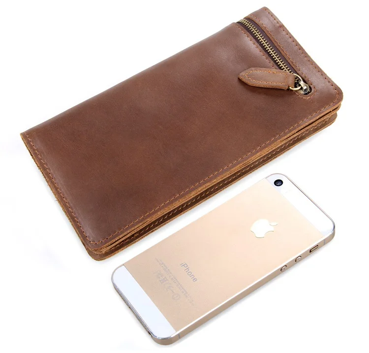 

8051C  J.M.D Men's Vintage style Cowhide Clutch Bag Wallet Just For You