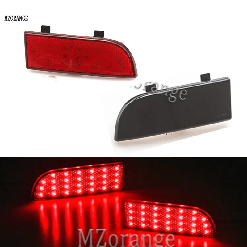 

MIZIAUTO 2PCS LED Rear Tail light for Mercedes Benz vito viano W639 2003-2014 Bumper Reflector Brake Fog Light Lamp Red/Black