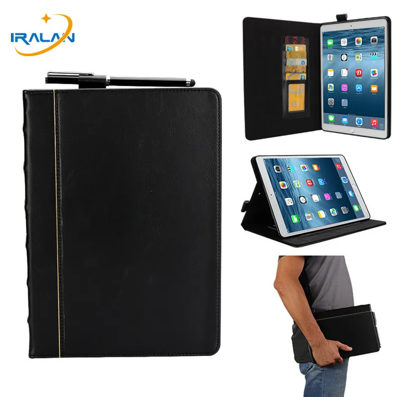 Магнитный PU кожаный чехол для Apple iPad mini 1234 Smart Cover для iPad mini 7,9 дюймов с кошельком для карт держатель карандаша + стилус